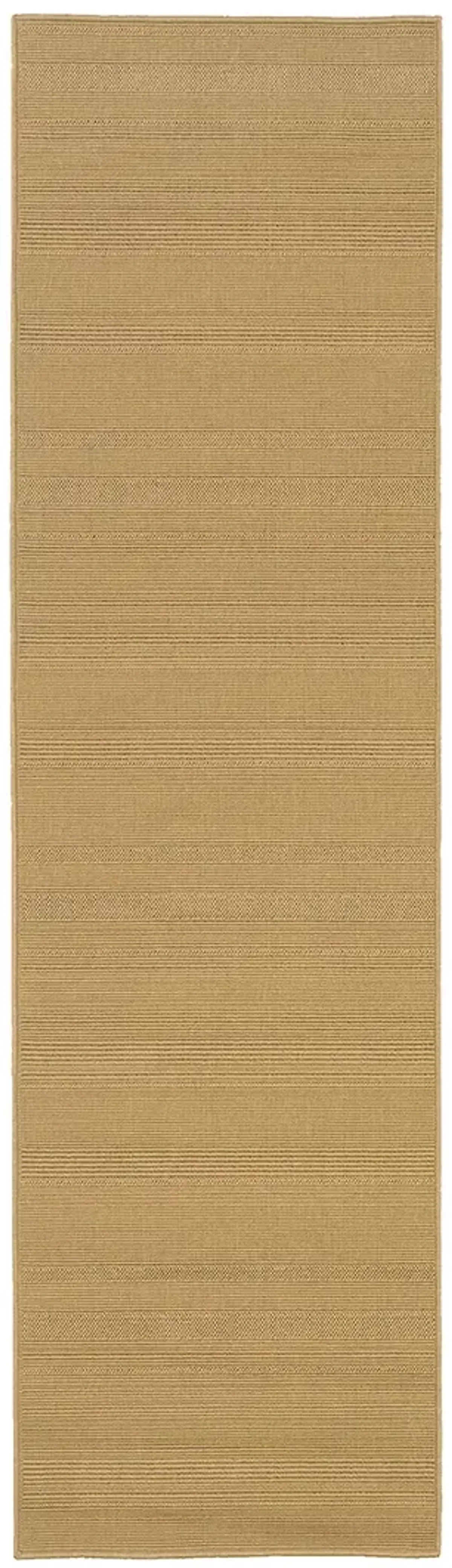 Lanai 2'3" x 7'6" Beige Rug