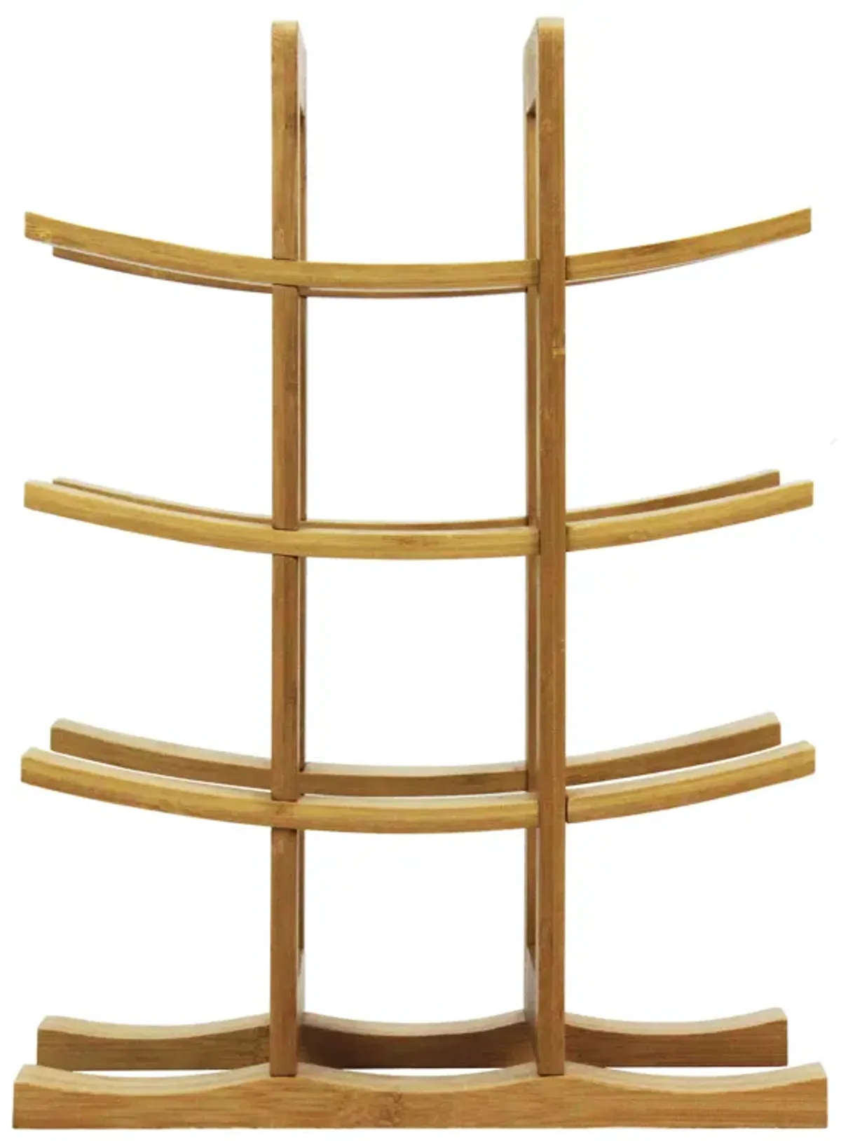 Oceanstar 12-Bottle Natural Bamboo Wine Rack