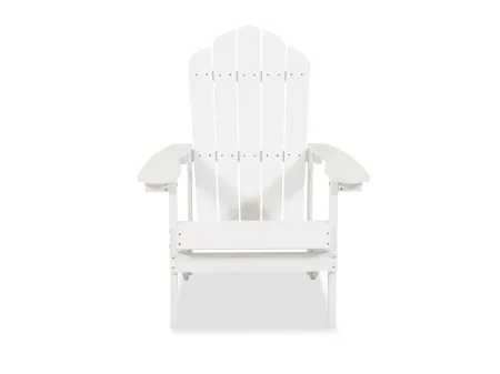Adirondack 35" Patio Chair in White