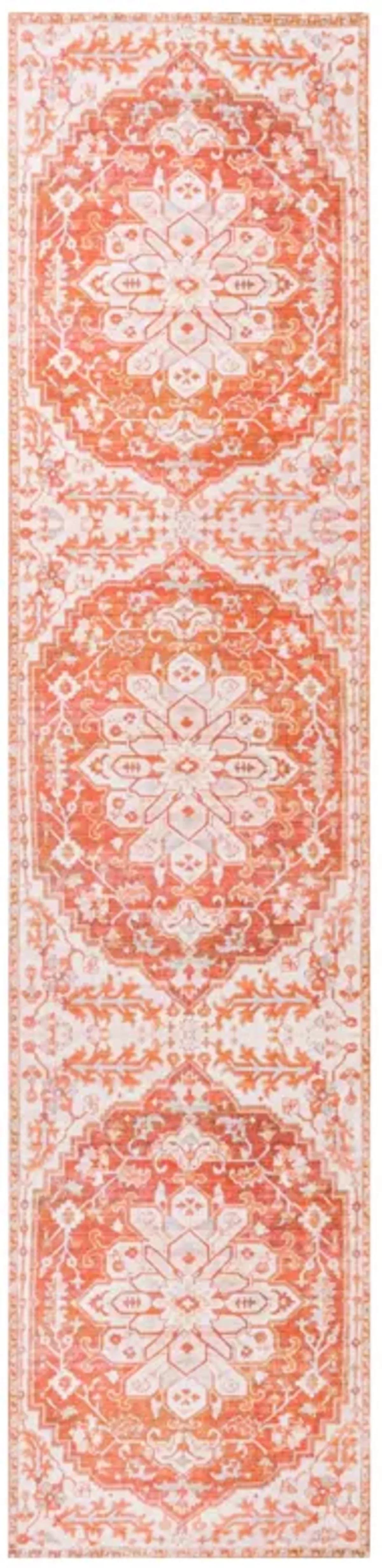 Asa Ornate Medallion Washable Indoor/Outdoor Area Rug