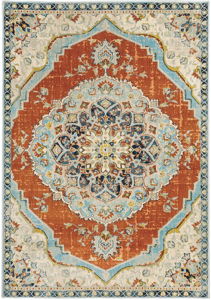 Xanadu 3'10" x 5'5" Orange Rug