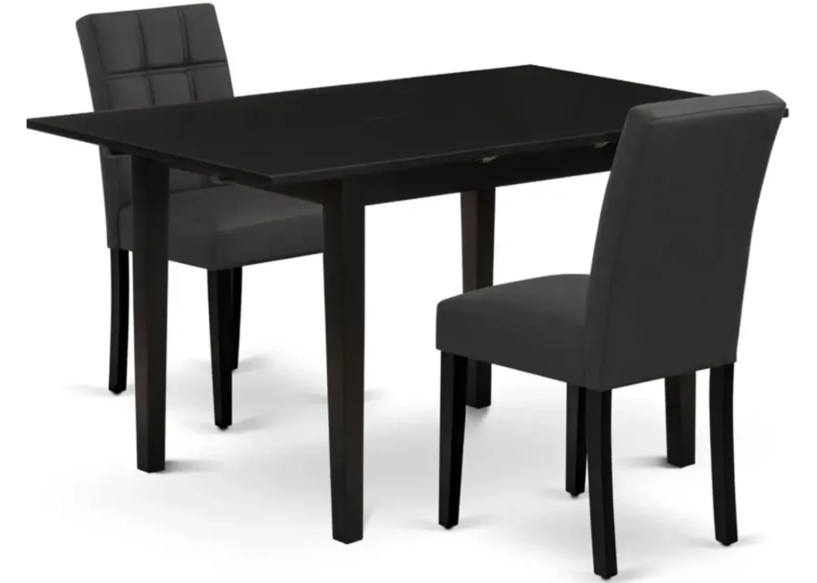 3 Piece Dinner Table Set consists A Wooden Table