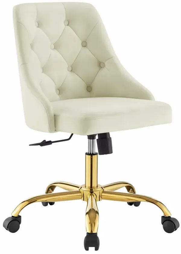 Modway Furniture - Distinct Tufted Swivel Performance Velvet Office Chair