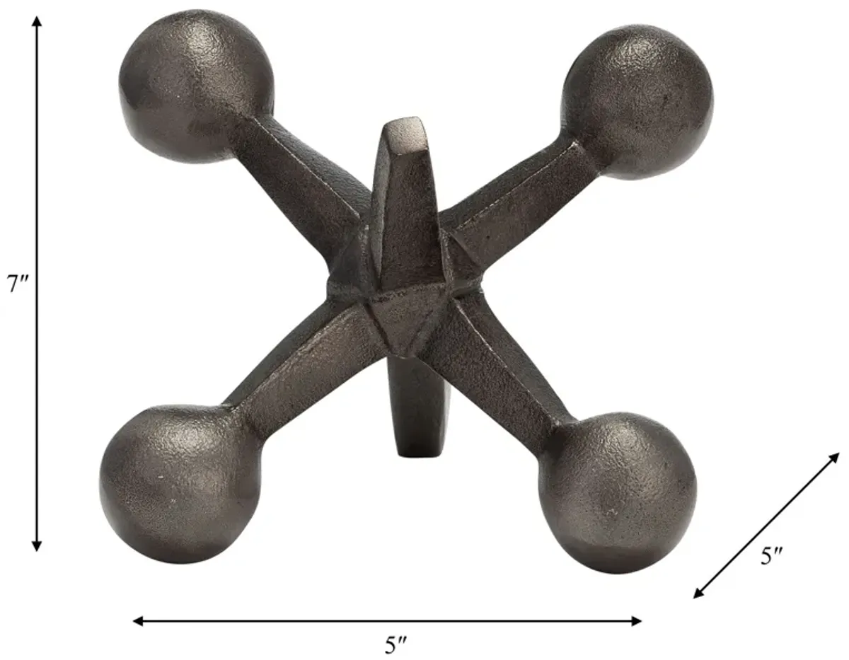 7"x5" Gun Metal Jacks
