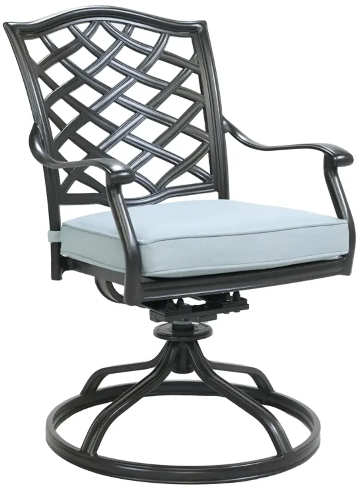 Aluminum Dining Swivel Chair