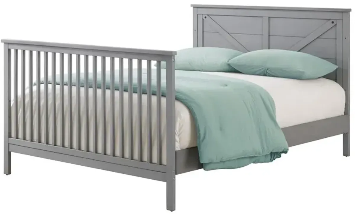 Oxford Baby Montauk Conv Kit Farmhouse Gray