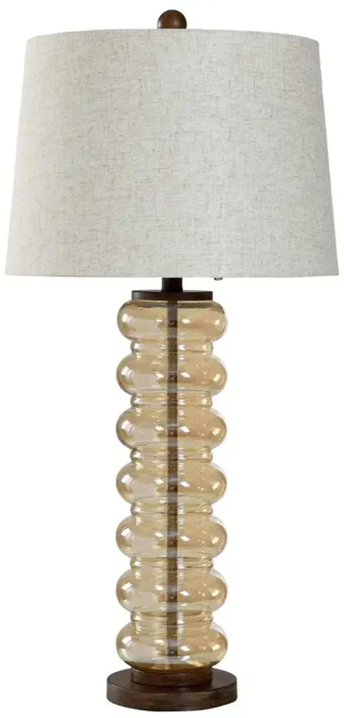 Amber Cascade Table Lamp