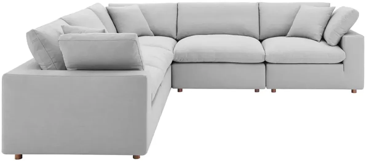 Commix Down Filled Overstuffed 5 Piece 5-Piece Sectional Sofa