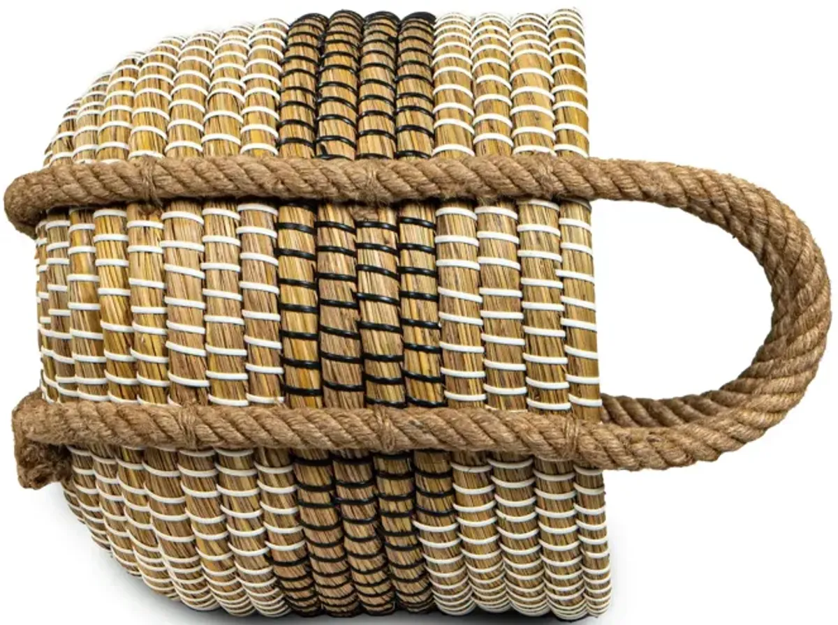 Kans Grass Double Tone Basket (Set of 2)