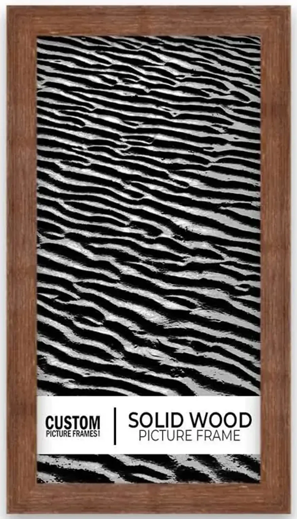 Barnwood Brown Panoramic Picture Frame