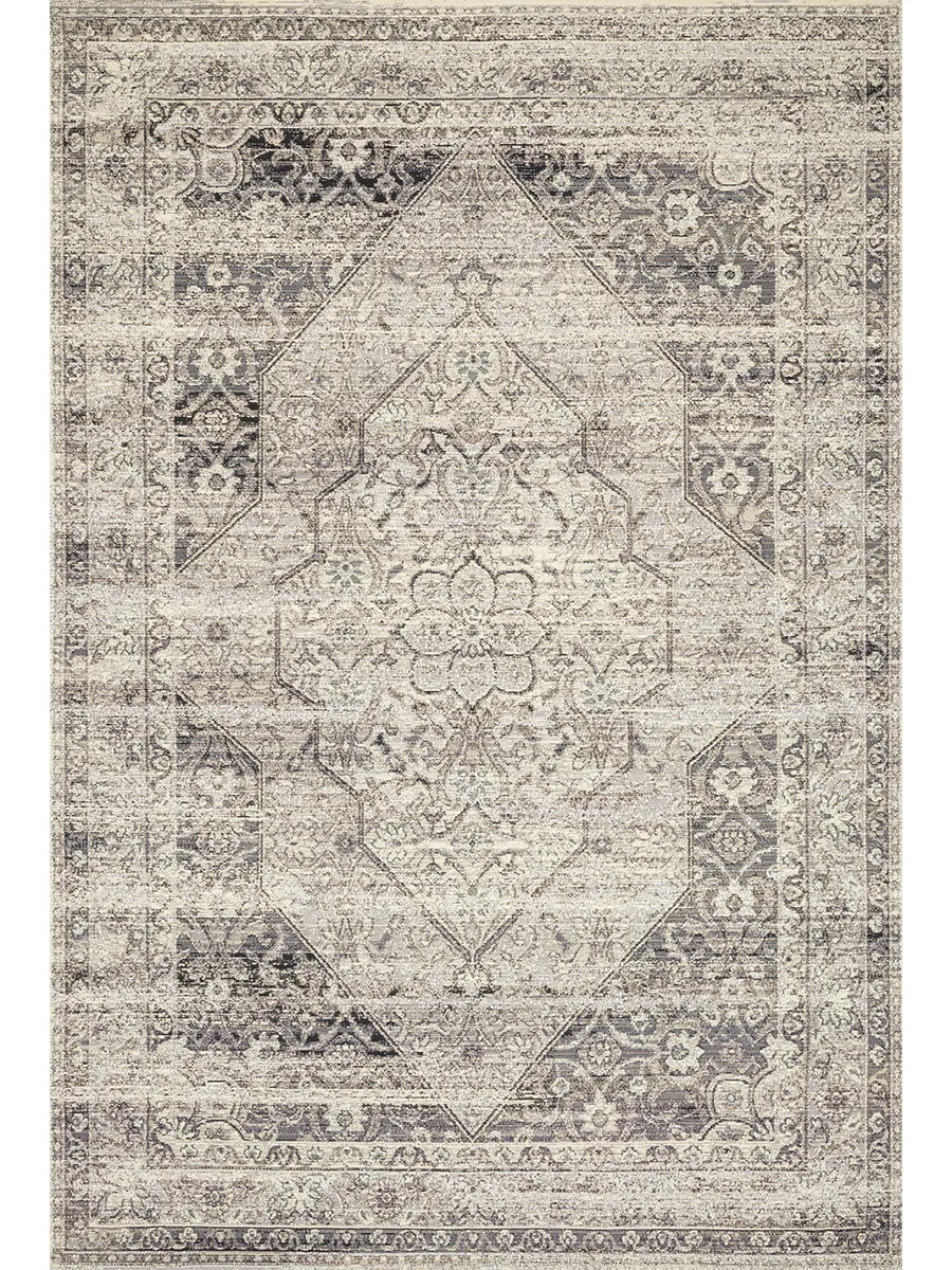 Mika MIK12 Stone/Ivory 6'7" x 9'4" Rug