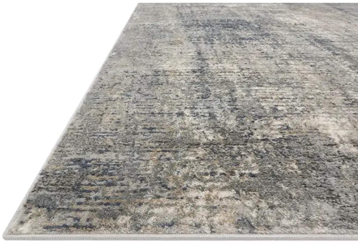 Teagan TEA05 Denim/Slate 3'4" x 5'7" Rug