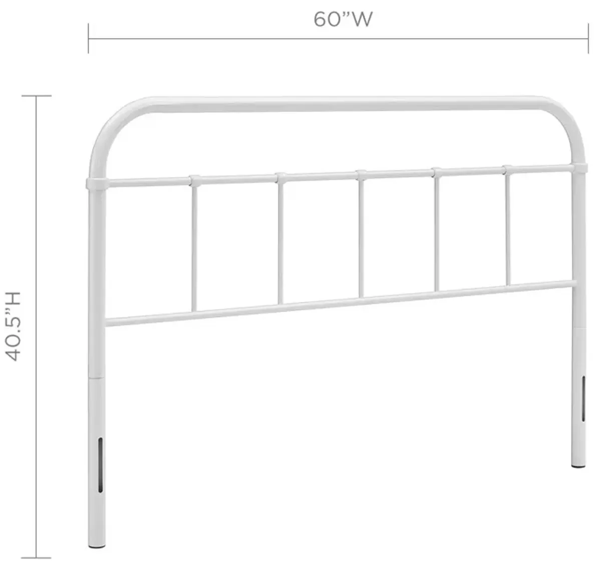 Modway - Serena Queen Steel Headboard