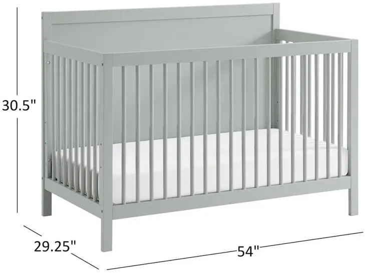 Oxford Baby Soho Baby Essential 4 In 1 Panel Crib Grey