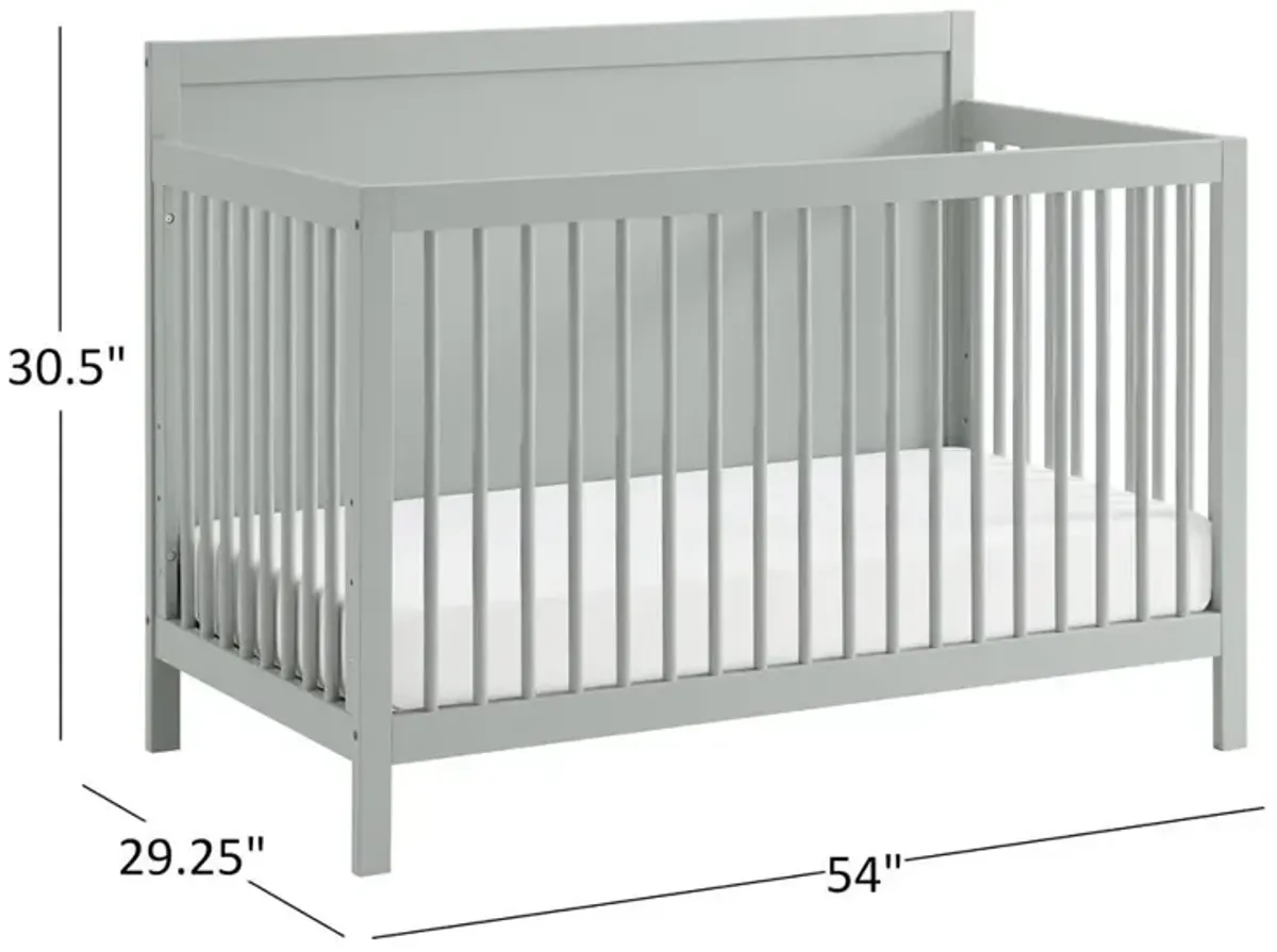 Oxford Baby Soho Baby Essential 4 In 1 Panel Crib Grey