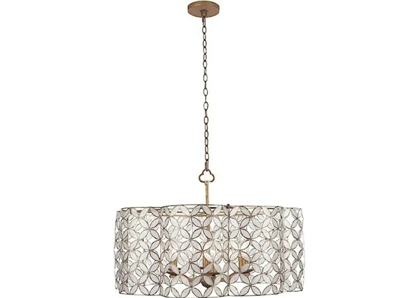 Belen Kox Organic Gold Leaf Pendant Light, Belen Kox