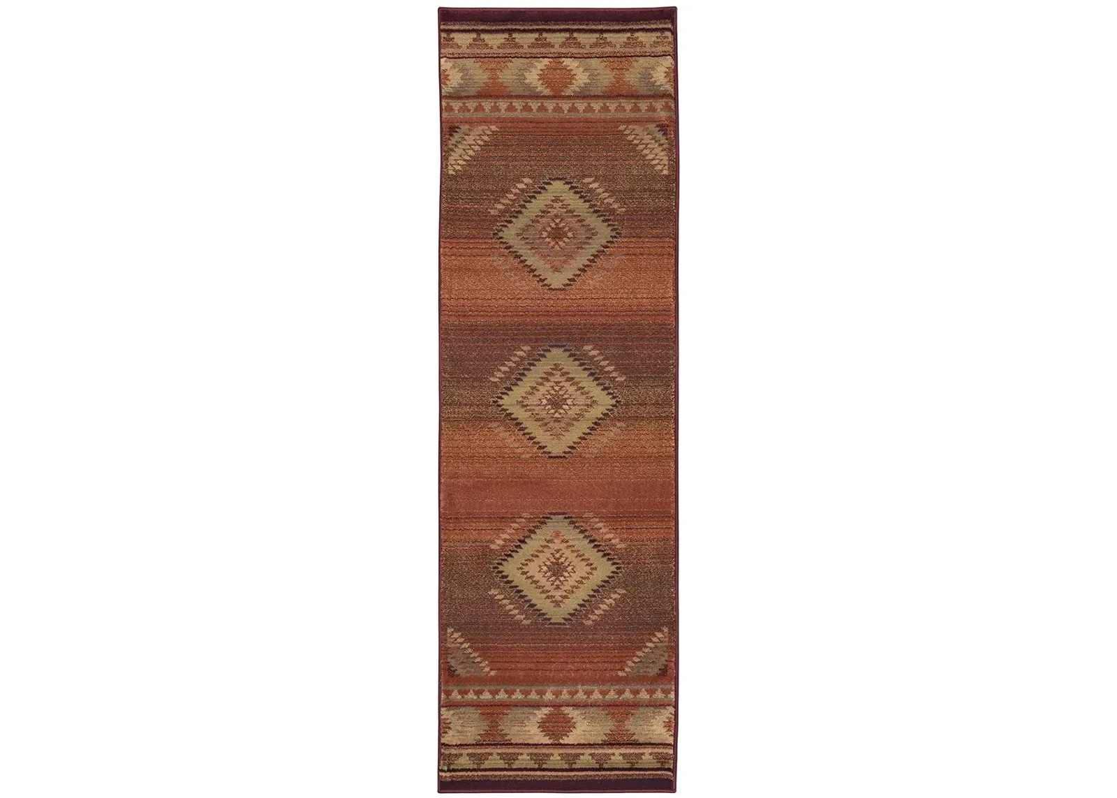 Generations 2'7" x 9'1" Red Rug