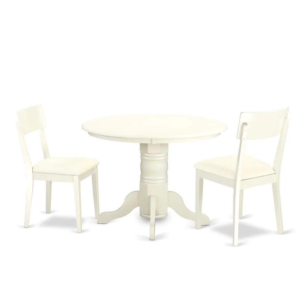 Dining Room Set Linen White