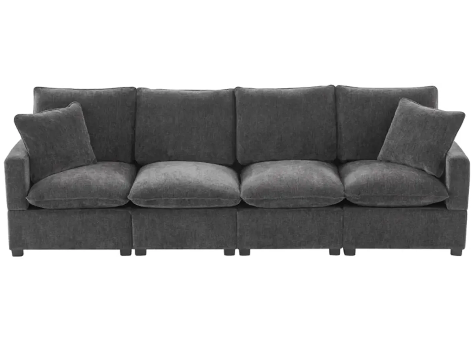 Merax 4-Seat Chenille Sectional Sofa Couch