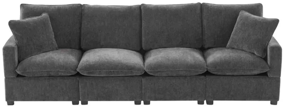 Merax 4-Seat Chenille Sectional Sofa Couch