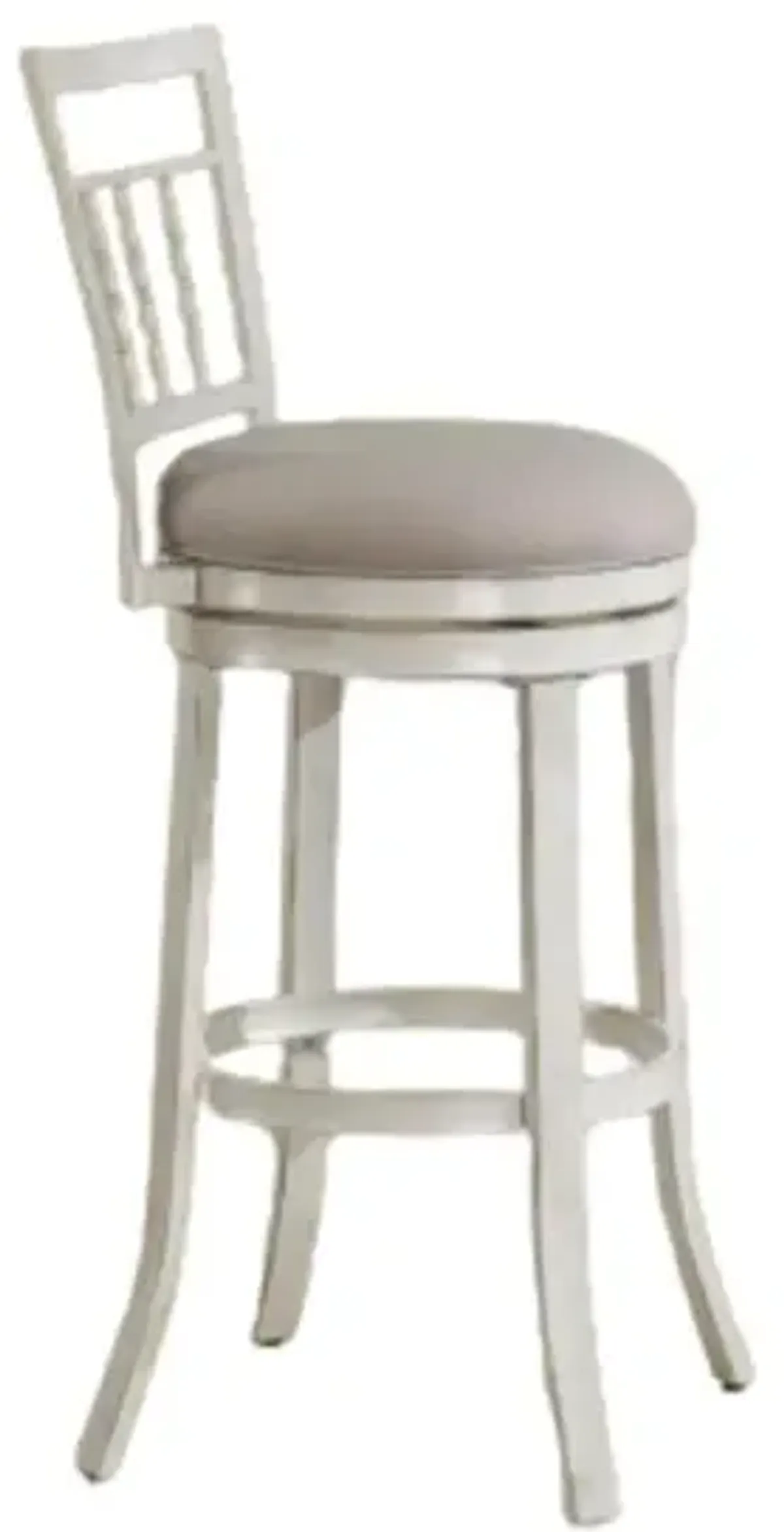 Palazzo 30" Swivel Stool - Antique White