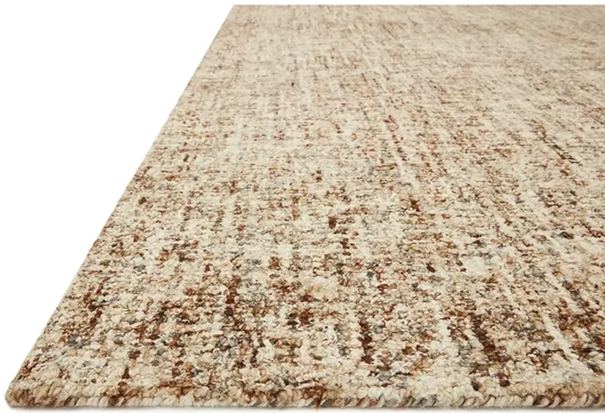 Harlow HLO01 Rust/Charcoal 5' x 7'6" Rug