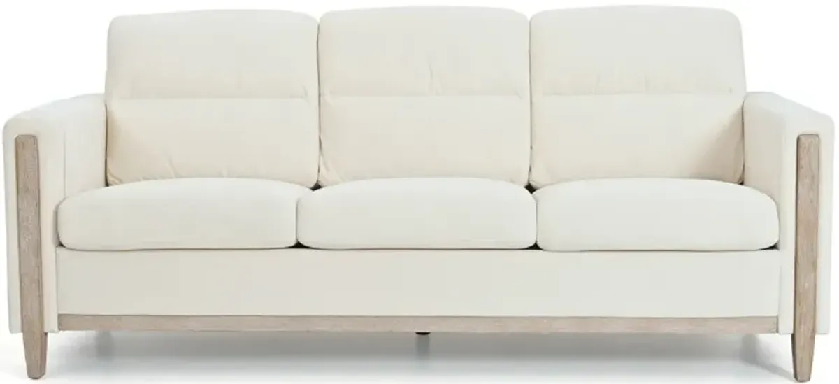 Durable Three-Seater Sofa with Soft Cushions