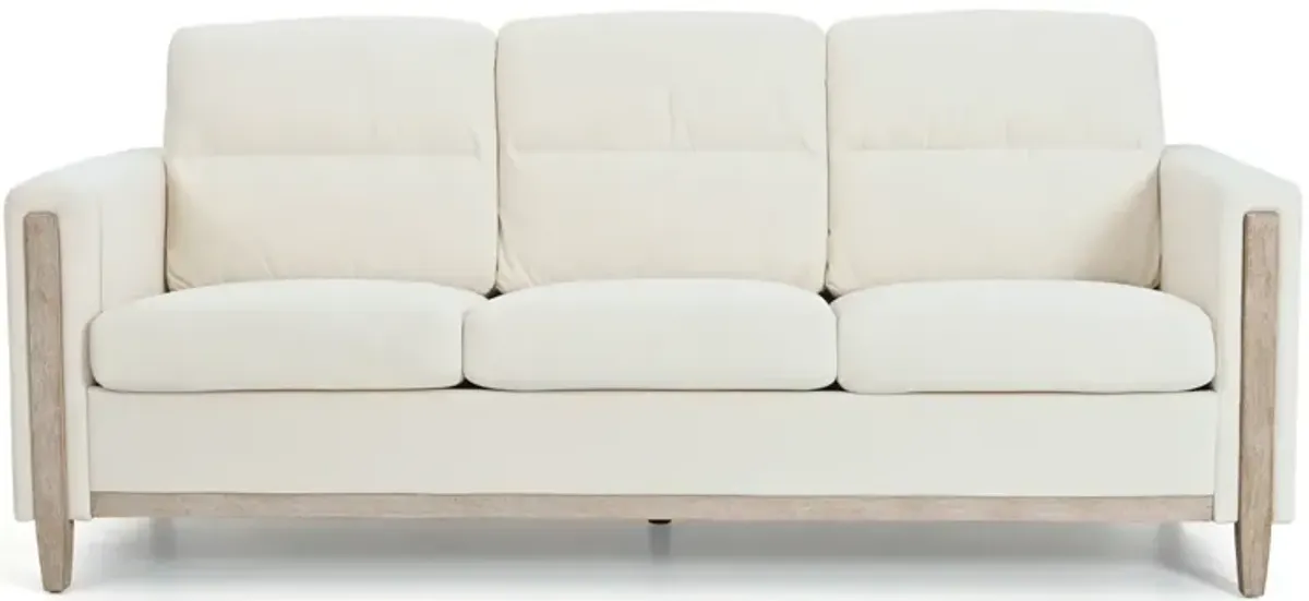 Durable Three-Seater Sofa with Soft Cushions