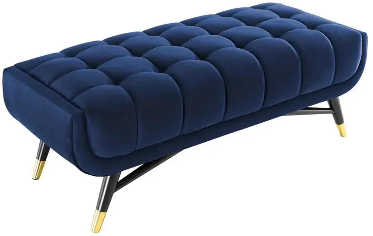 Adept 47.5" Performance Velvet Bench-Benzara