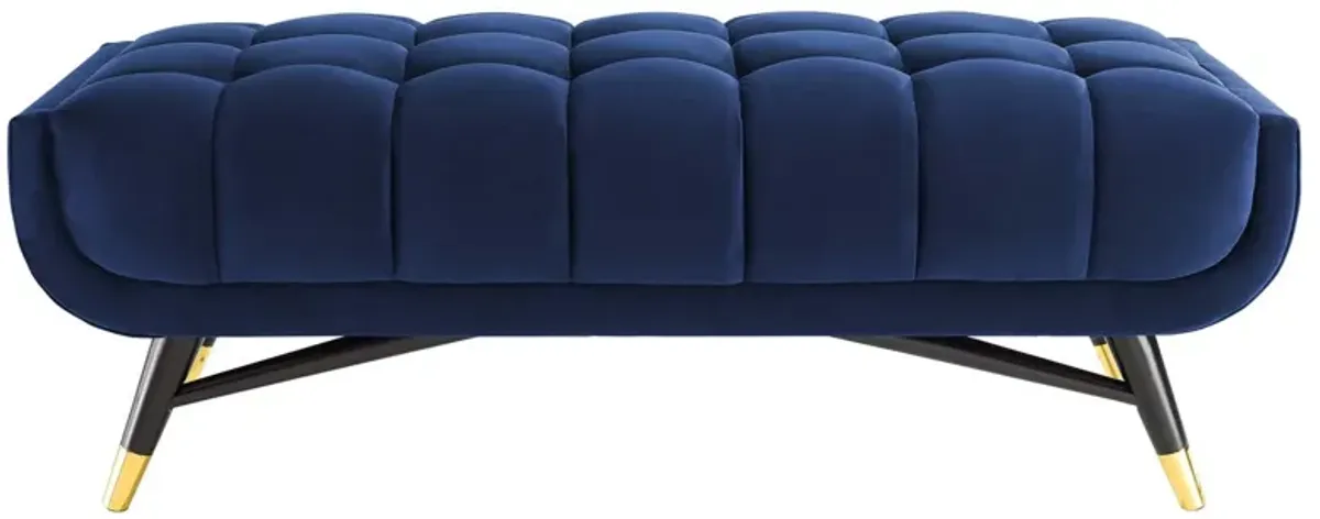 Adept 47.5" Performance Velvet Bench-Benzara