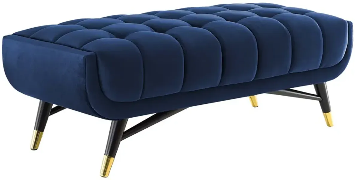 Adept 47.5" Performance Velvet Bench-Benzara