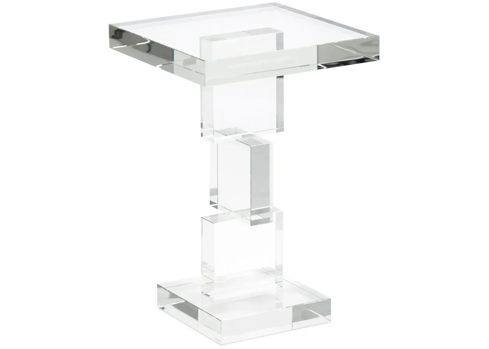 Solid Crystal Martini Table