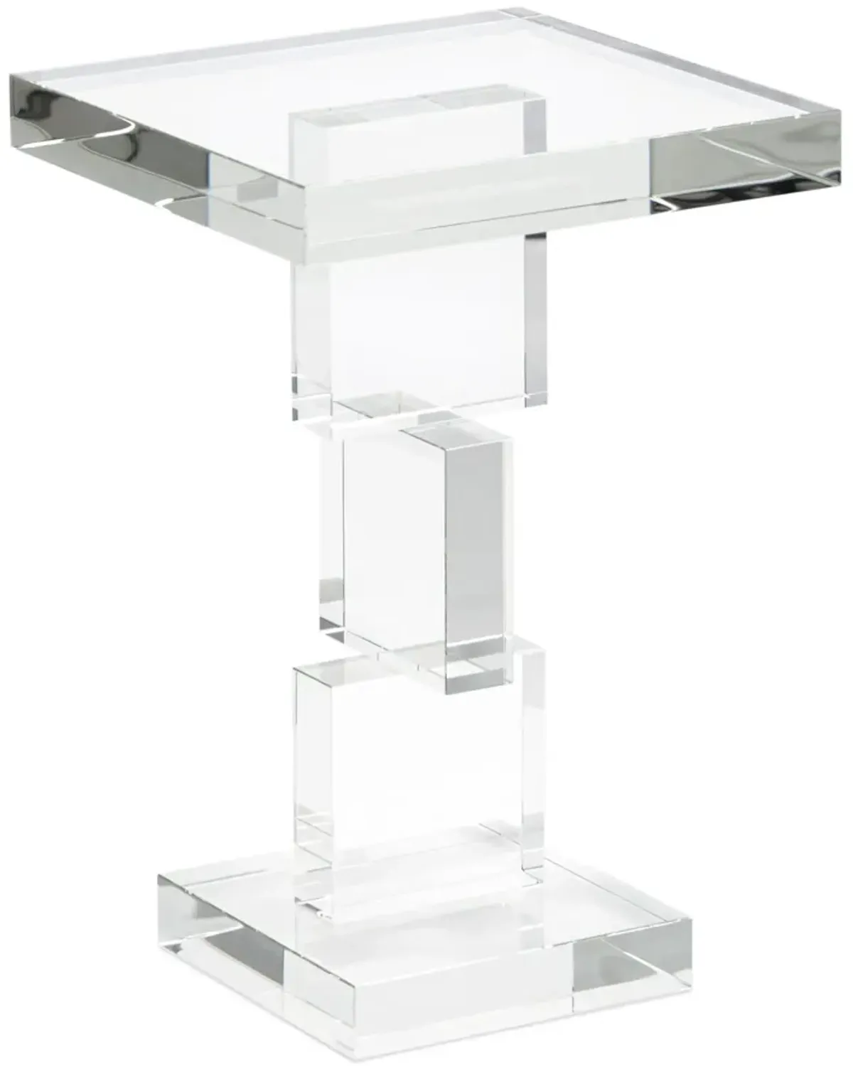 Solid Crystal Martini Table