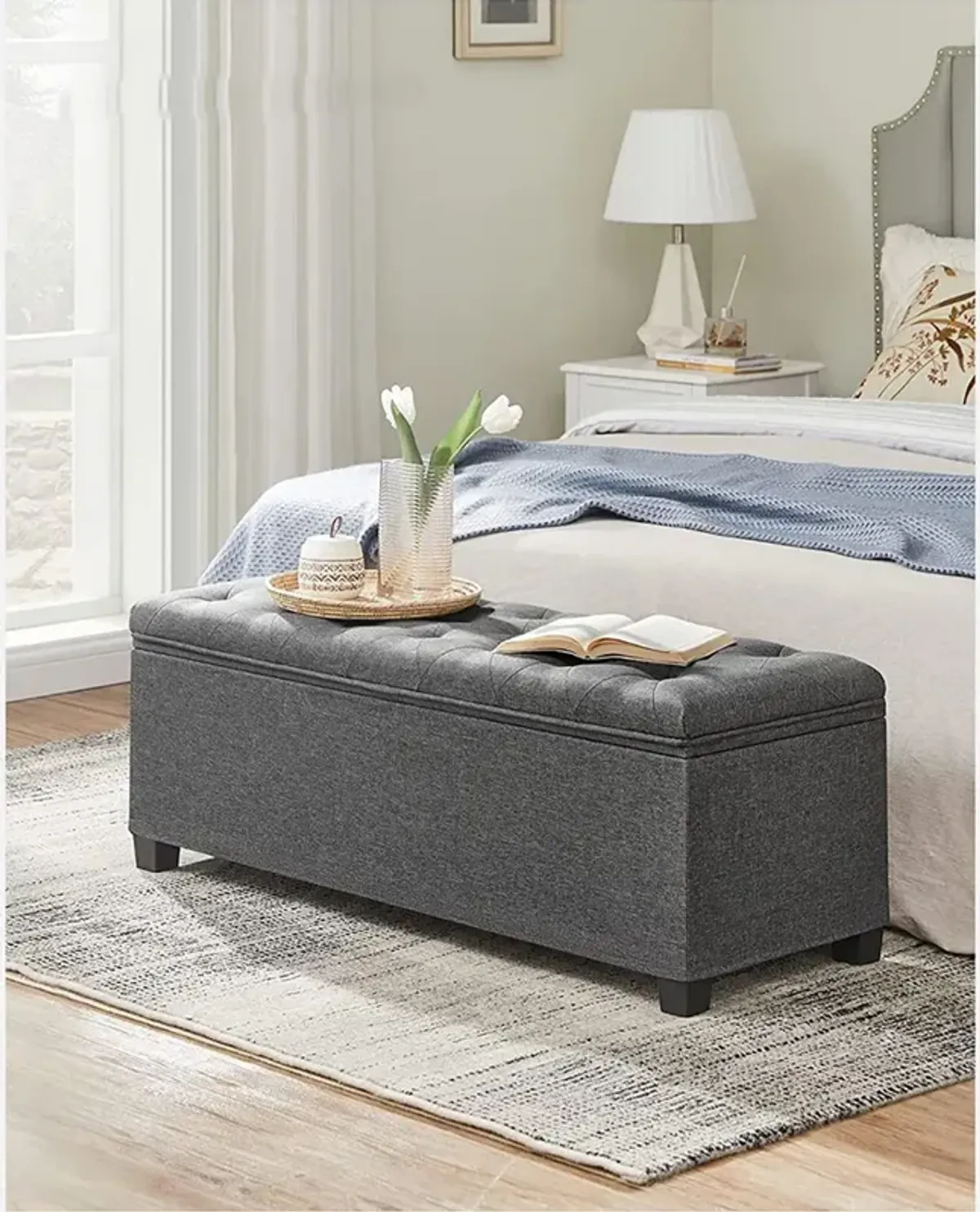 Storage Ottoman Bench for Organized Seating and Stylish Storage