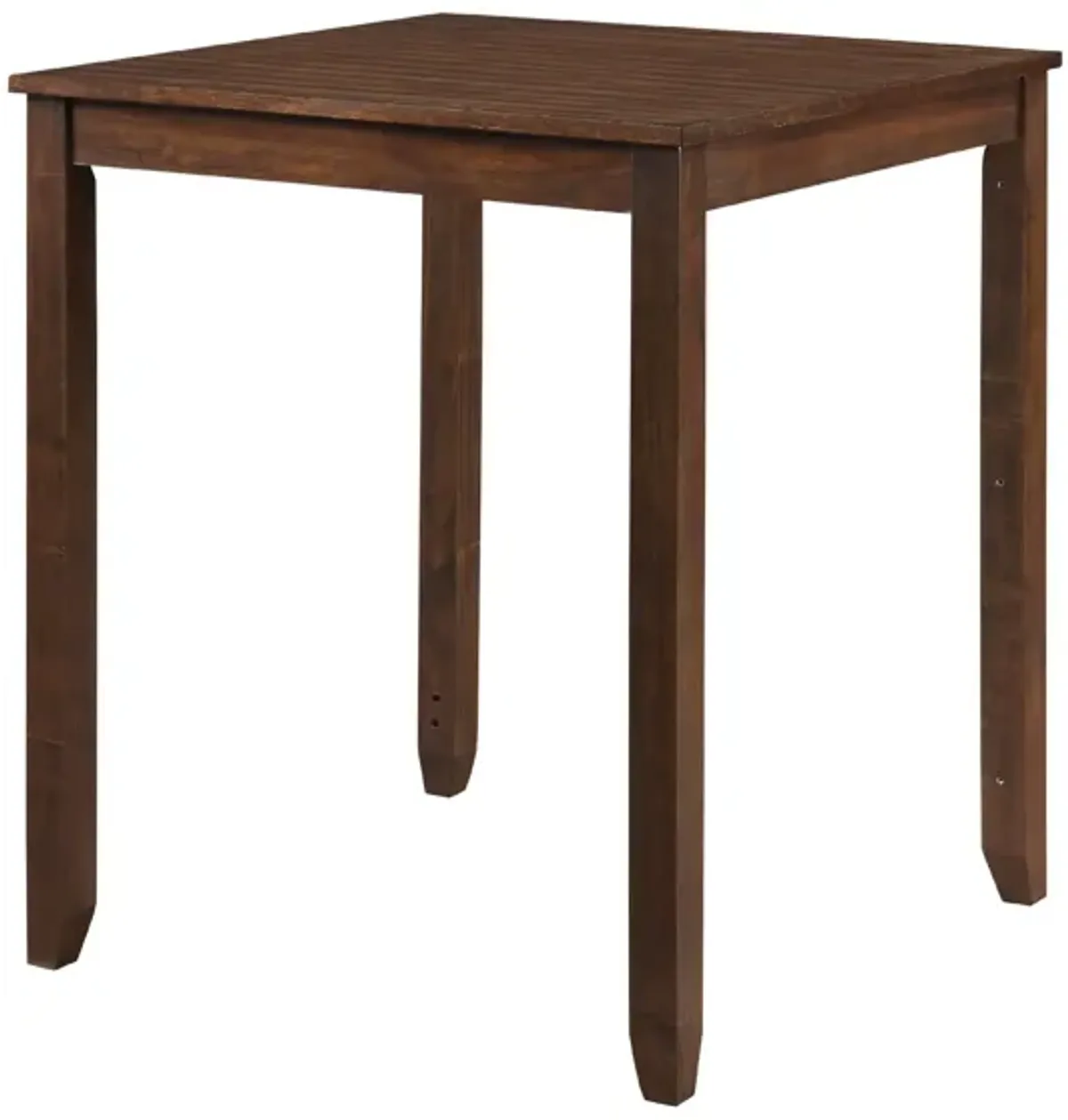 Gary 3 Piece Counter Table Set, Cherry Brown - Benzara