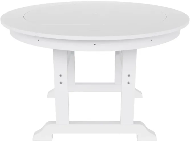 WestinTrends 47" Round Outdoor Patio Dining Table