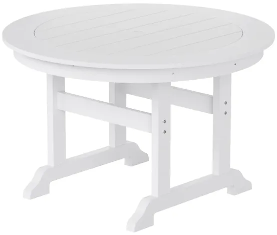 WestinTrends 47" Round Outdoor Patio Dining Table