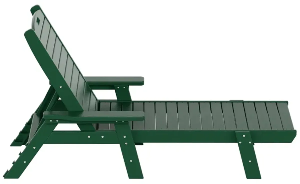 WestinTrends Adirondack Outdoor Chaise Lounge