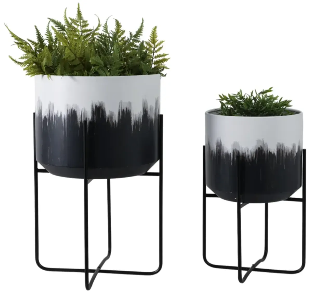 Metal Planters On Stands