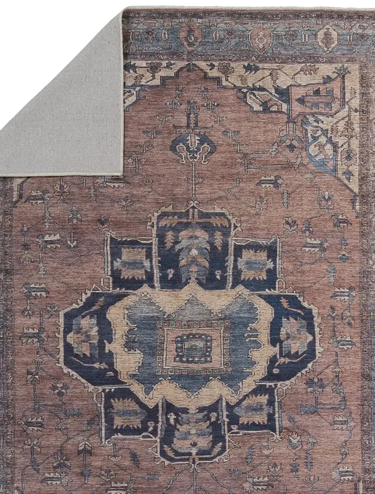 Vindage Barrymore Blue 3' x 8' Runner Rug