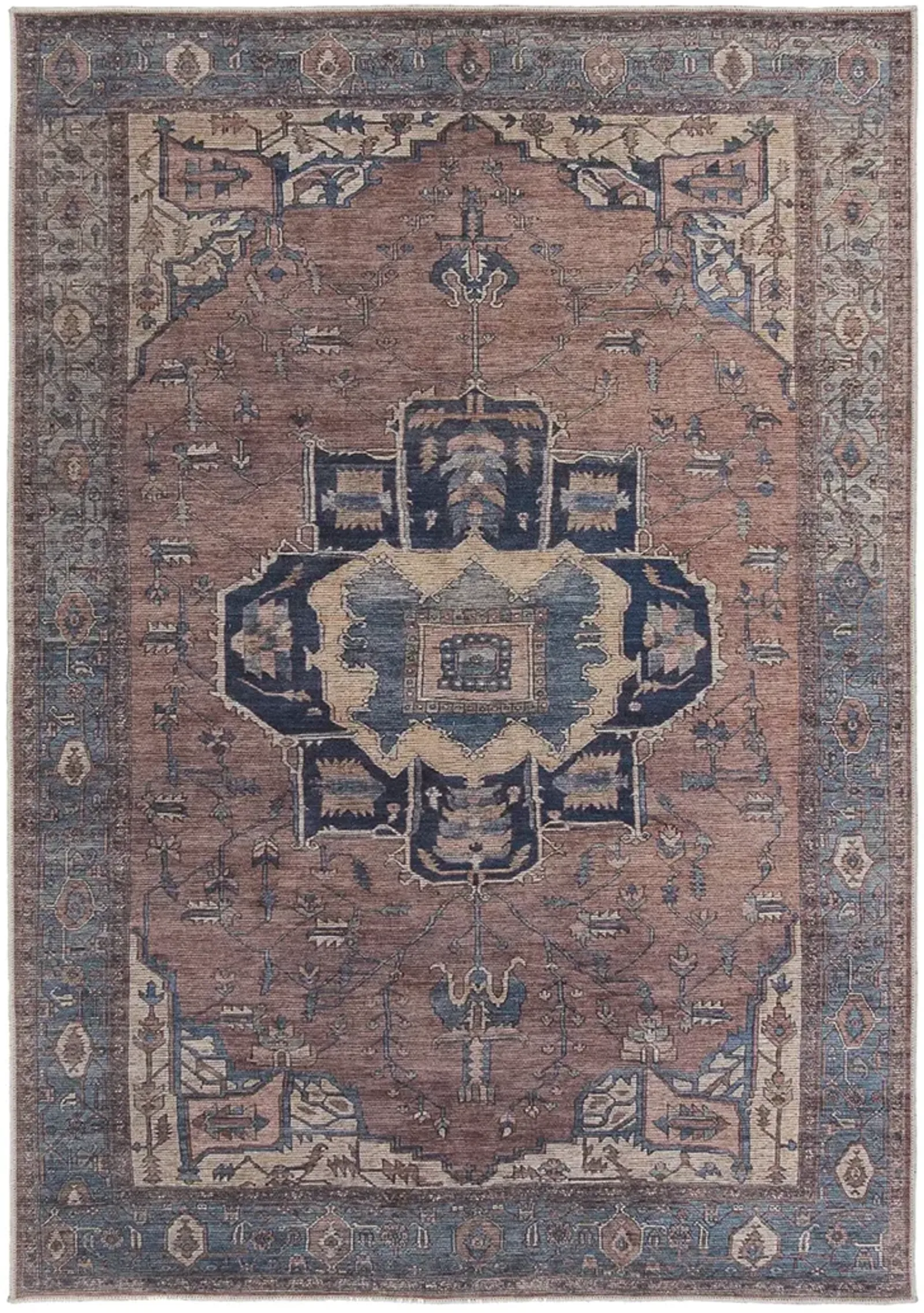 Vindage Barrymore Blue 3' x 8' Runner Rug