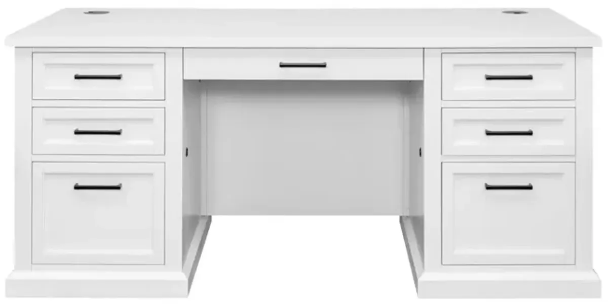 Double Pedestal Executive Desk