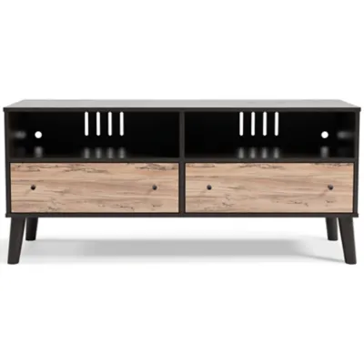 Piperton Medium TV Stand in Dark Charcoal