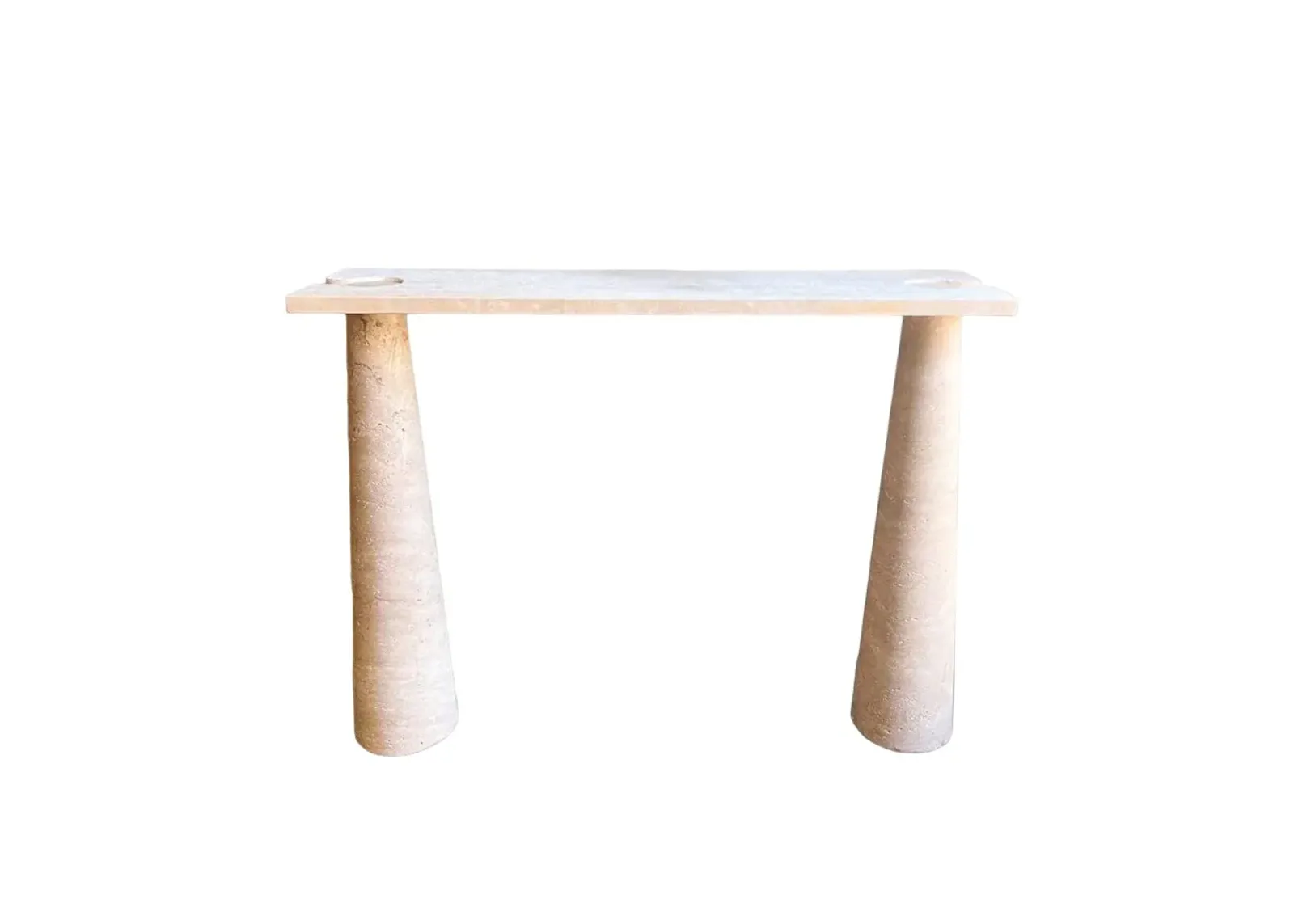 Flamant Travertine Console Table 47.2"