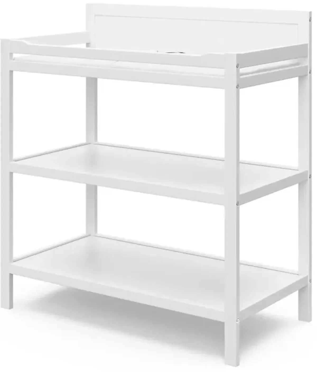 Storkcraft Alpine Changing Table (White) - Includes Water Resistant Changing Pad