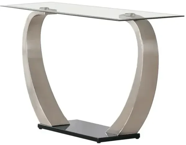 Pruitt Rectangular Sofa Table Satin