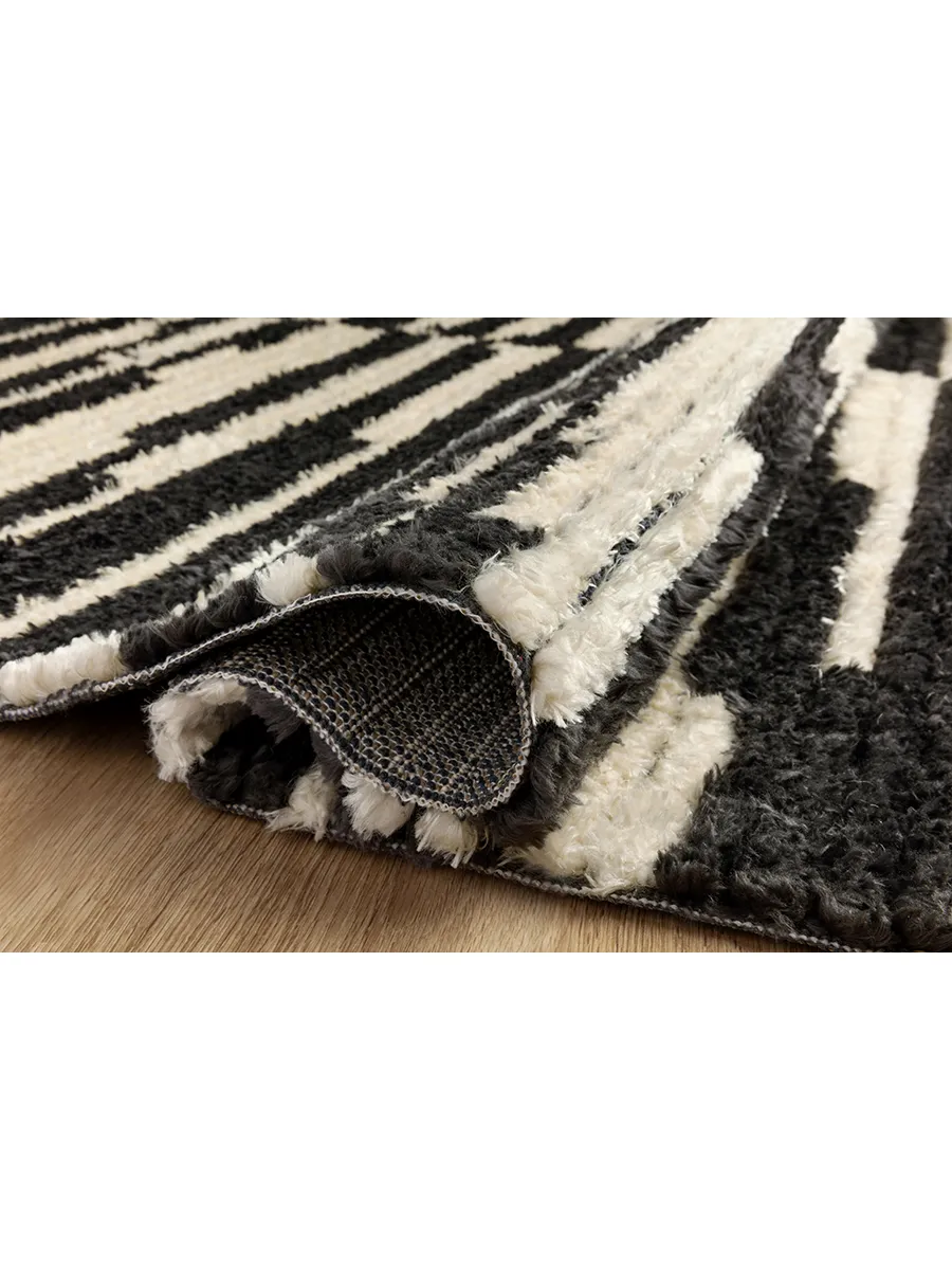 Alice ALI03 Cream/Charcoal 7'9" x 10' Rug