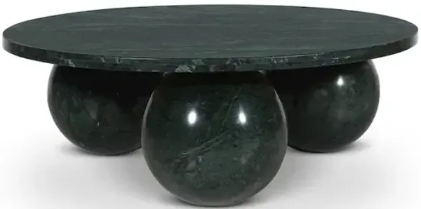 Meridian Furniture Spherical Green Forest Coffee Table