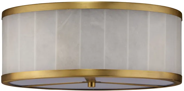 Upsala Alabaster Flush Mount Ceiling Light, Large