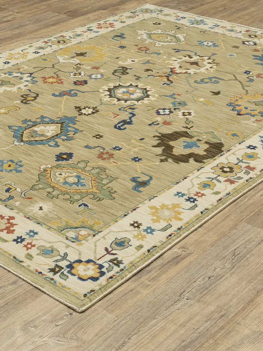 Francesca 2'3" x 7'6" Beige Rug